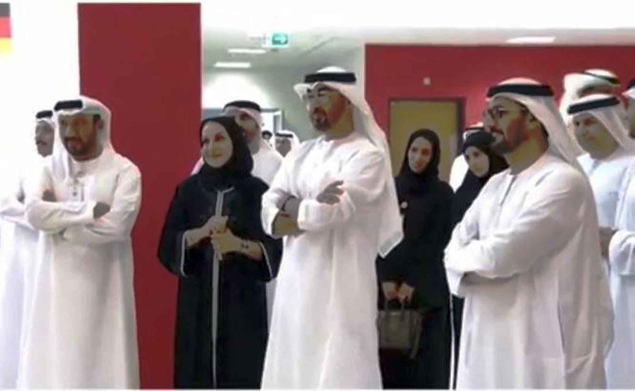 Sheikh Mohamed Bin Zayed Al Nahyan visit to school